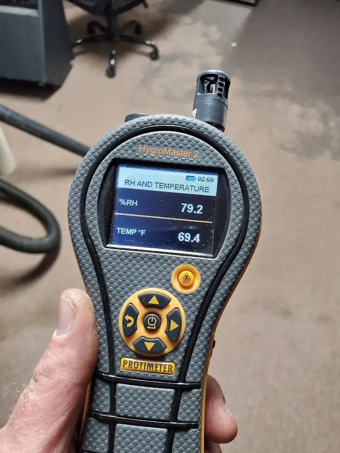 Moisture meter humidity assessment for Mold Remediation & Removal in Hugo